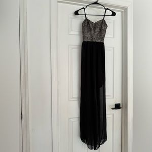 Charlotte Russe high-low dress size small